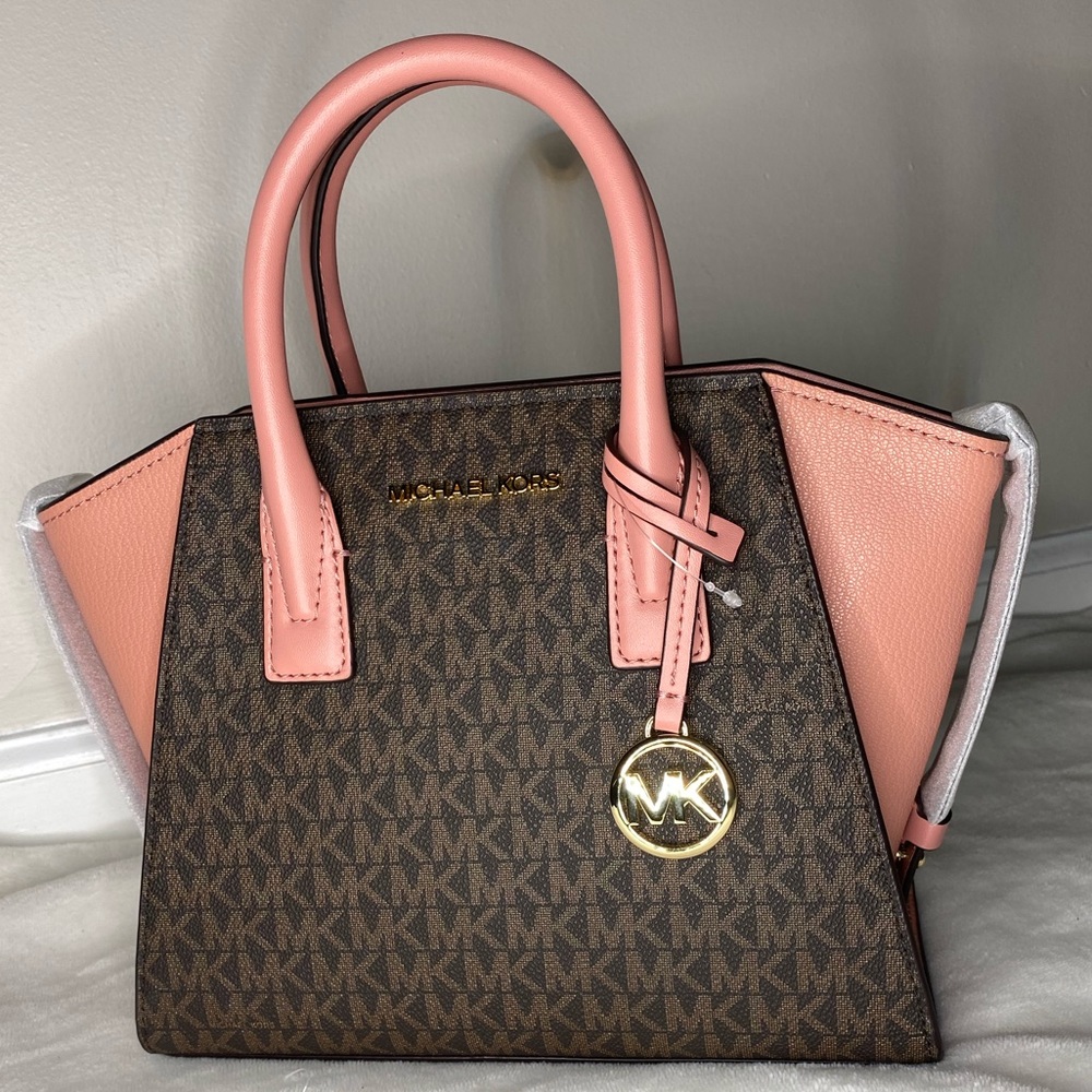 MK Sunset Rose Satchel
